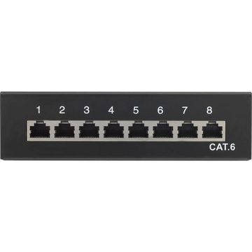 Renkforce 8 Port Patchbox CAT 6 Netzwerk-Patch-Panel