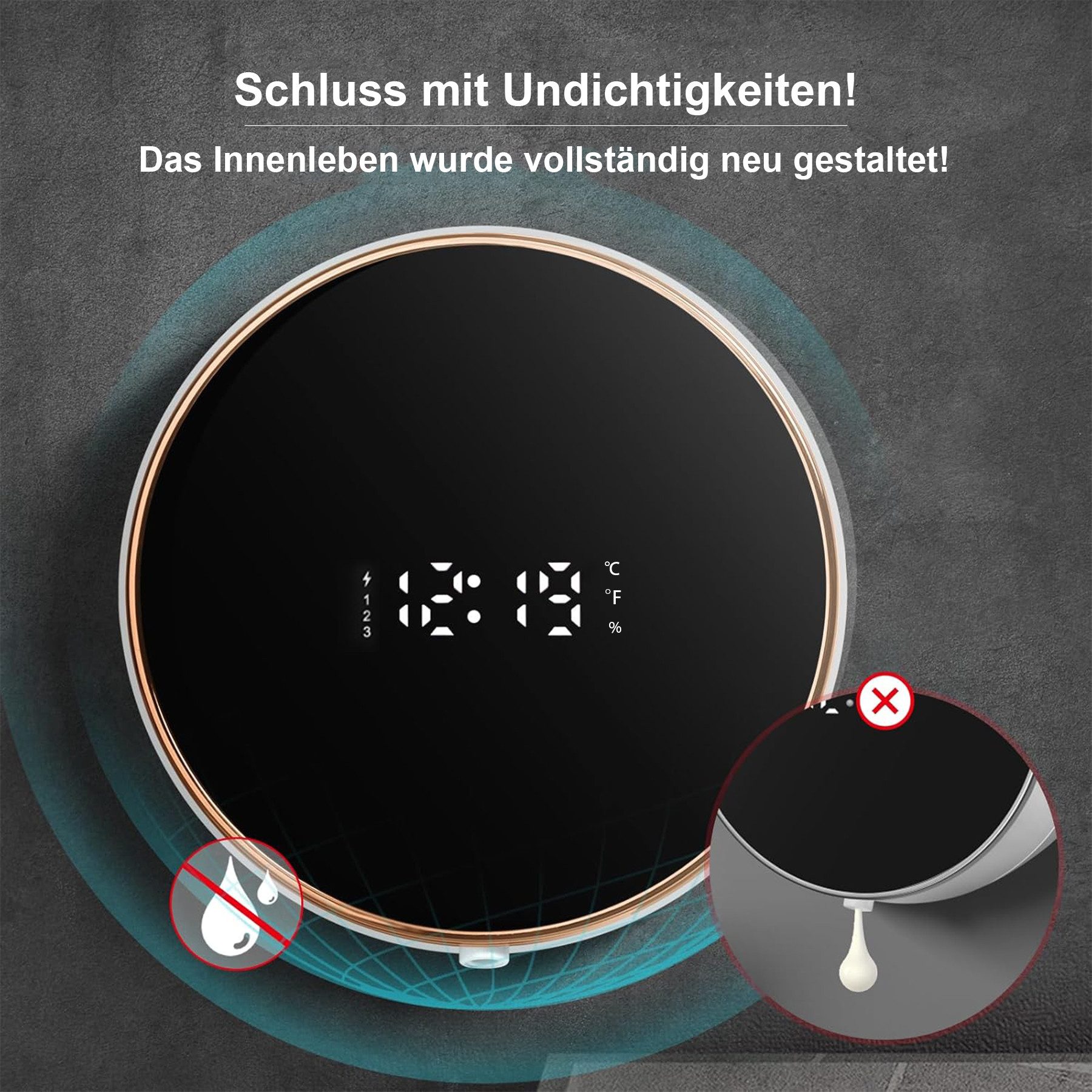 Senmudi Seifenspender Automatischer Seifenspender,No-Touch Schaumseifenspen günstig online kaufen
