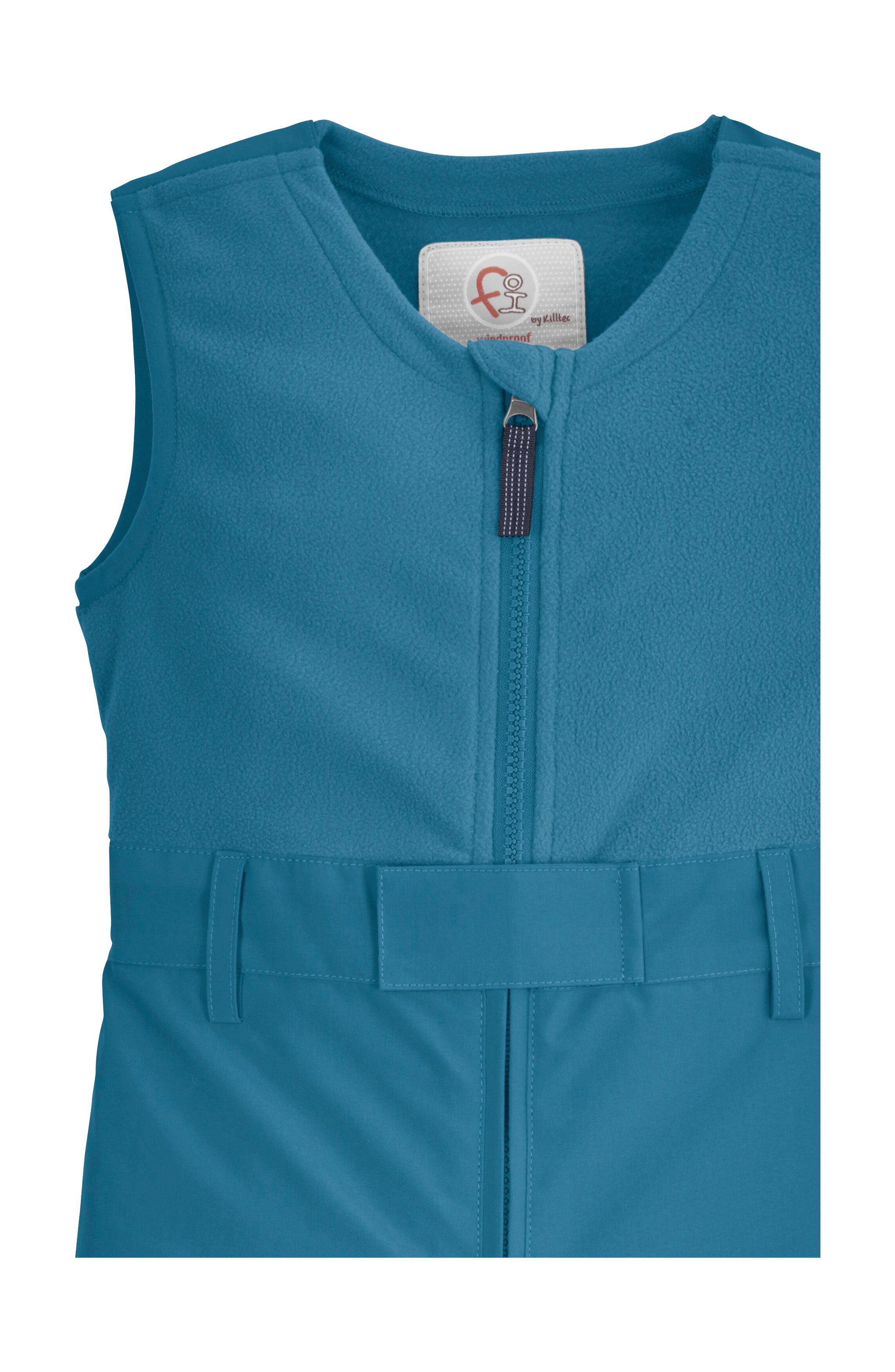 first instinct by killtec Skihose FISW 34 MNS SKI PNTS Wasserdichte, wärmende Latzhose mit Schneefang und Grow-Up-Funktion