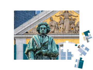 puzzleYOU Puzzle Beethoven-Denkmal von Ernst Julius Hähnel, 48 Puzzleteile, puzzleYOU-Kollektionen Bonn