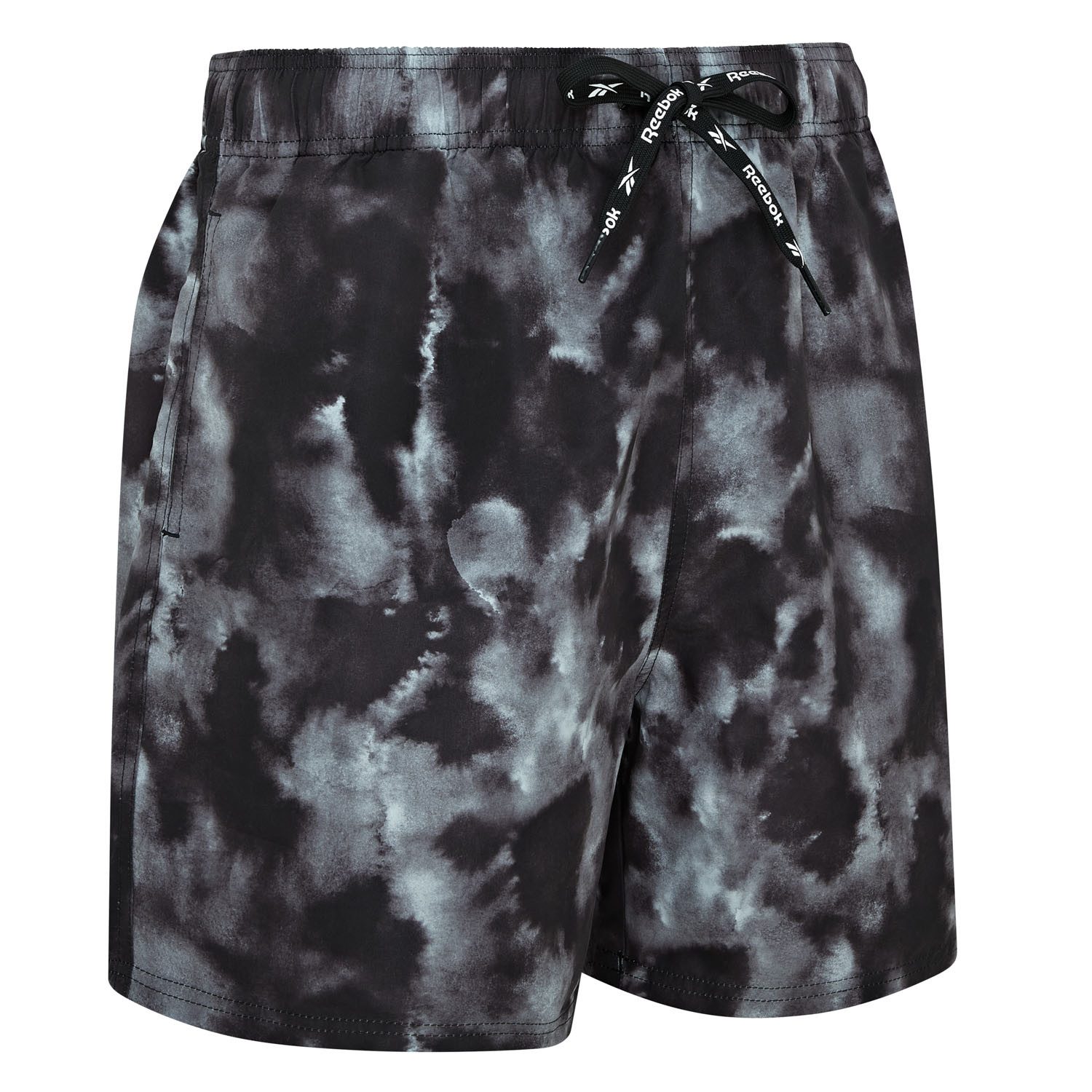 Reebok Badeshorts Milan (1-St) mit Kordelzug und elastischem Bund, Tie-Dye-Look, schnell trocknend