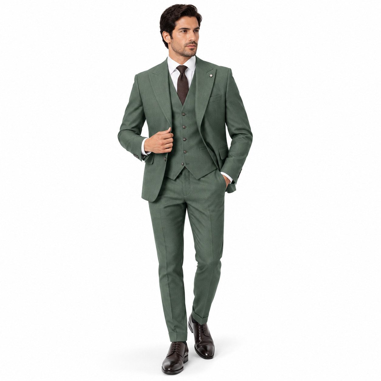 Guild Clothing Anzug 3-teilig Herren Hochzeitsanzug Slim Fit Festanzug (Anzughose & Sakko & Weste, 3-tlg., Anzug Set) Sakko, Weste & Hose – Businessanzug, Hochzeitsanzug, Festanzug