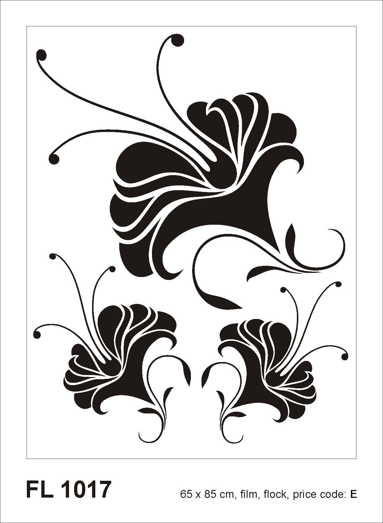 Sanders & Sanders Wandtattoo Blumen