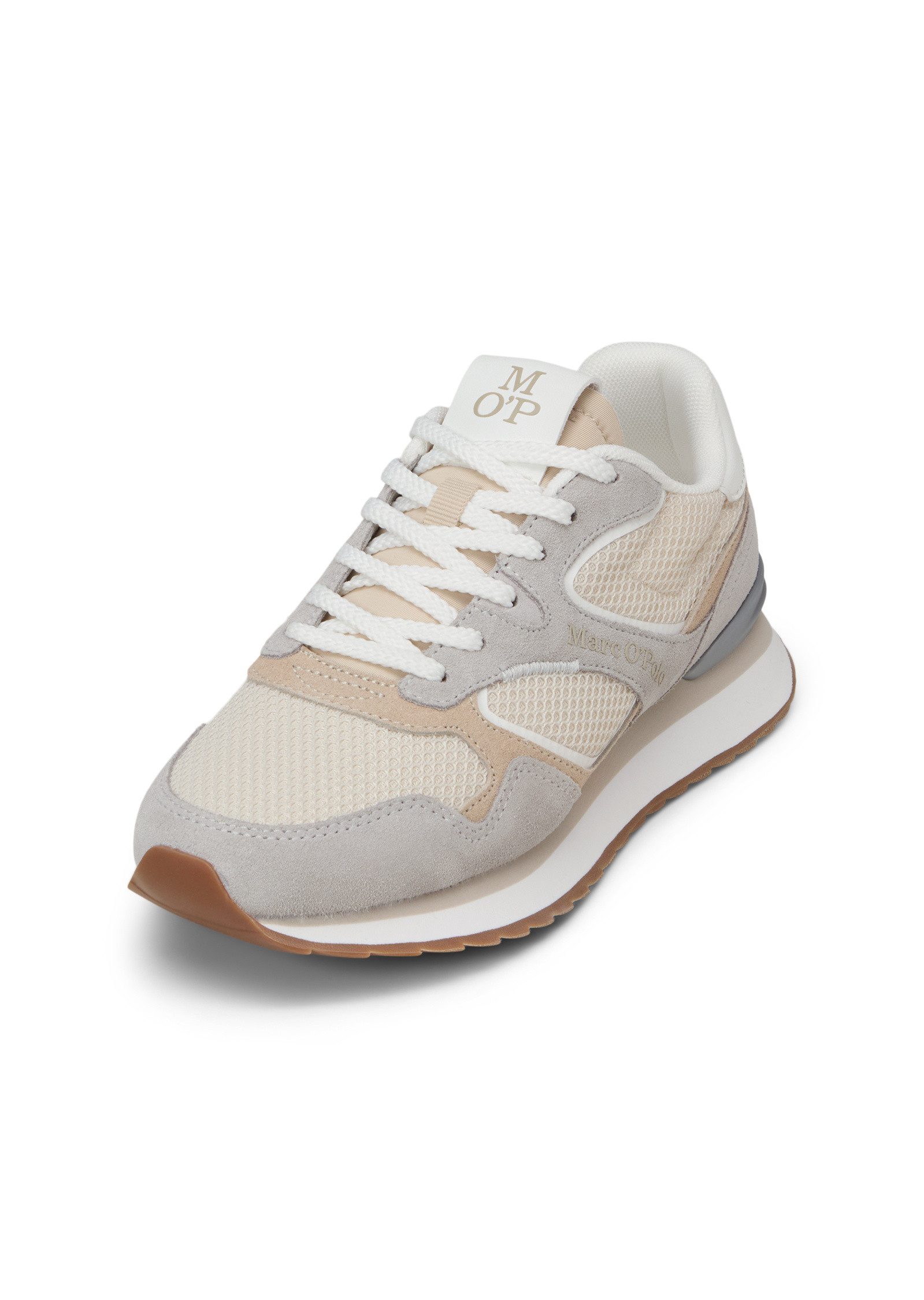 Marc O'Polo aus Rindleder und recyceltem Polyester Sneaker günstig online kaufen
