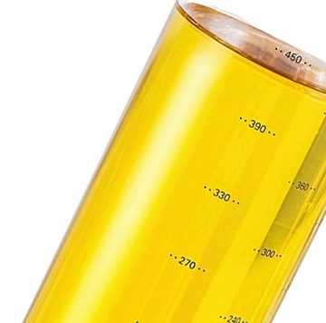 Trendmax Ölspender, (2-tlg), 2er set Tropffrei Glas Ölspender Essigspender Skala Ausgießer