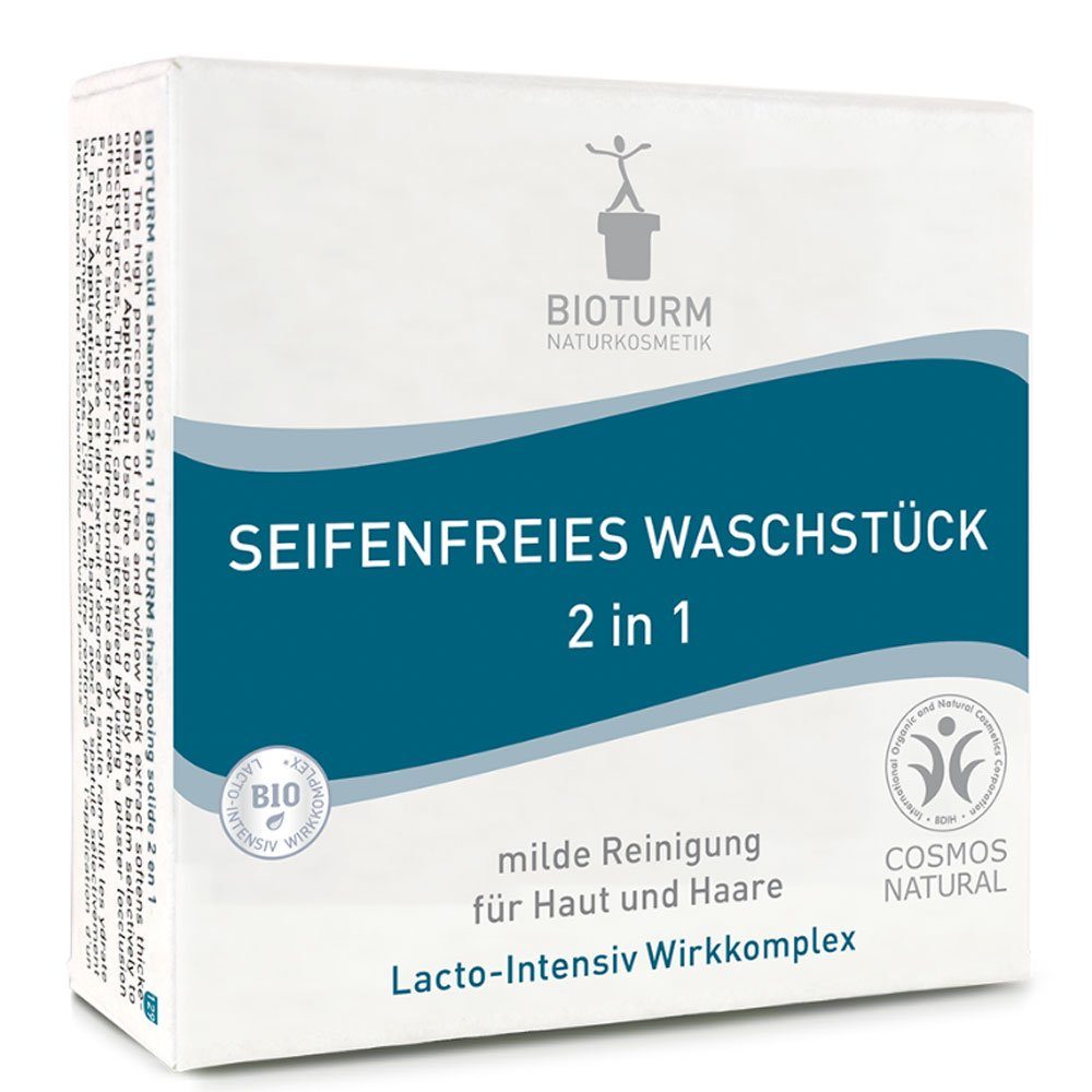 Bioturm Handseife Seifenfreies Waschstück 2 in 1, 100 g