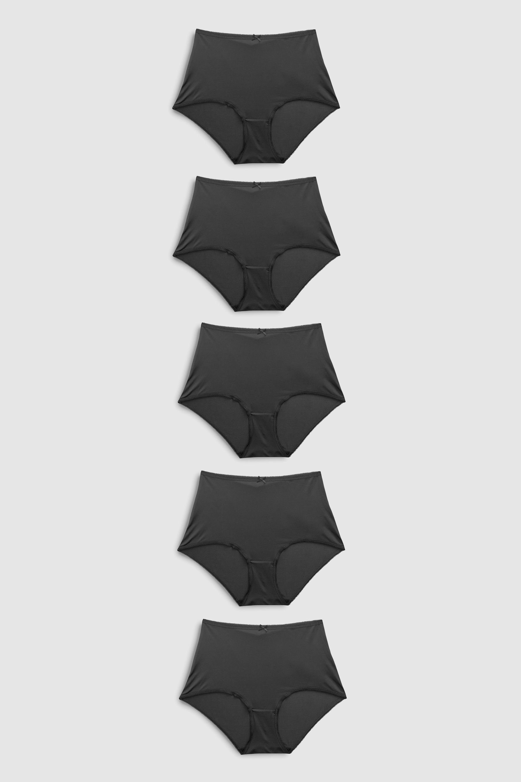 Next High-Waist-Slip 5er-Pack Mikrofaser-Slips, Maxi (5-St)