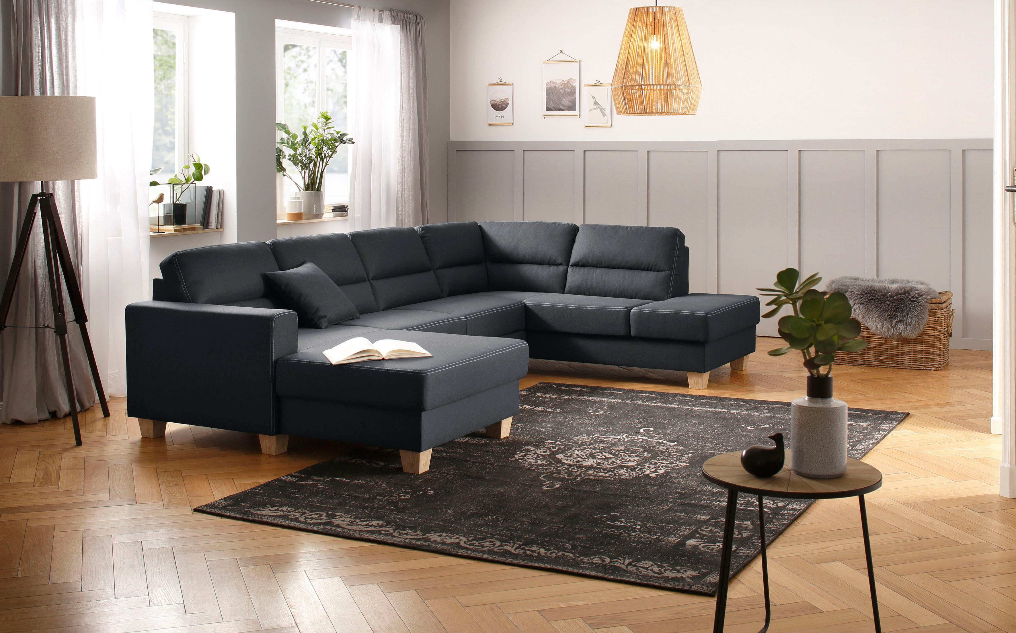 Home affaire Wohnlandschaft Navan, komfortabel mit günstig online kaufen