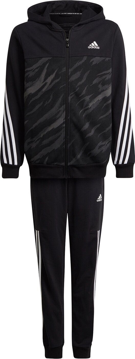 adidas Sportswear Trainingsanzug B COTTON TS BLACK/CARBON/WHITE