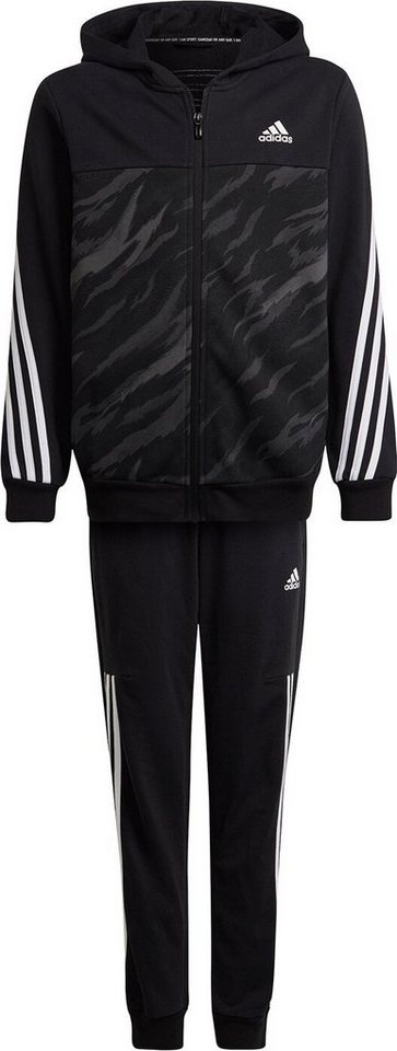 Reis Hol geest adidas Sportswear Trainingsanzug B COTTON TS BLACK/CARBON/WHITE