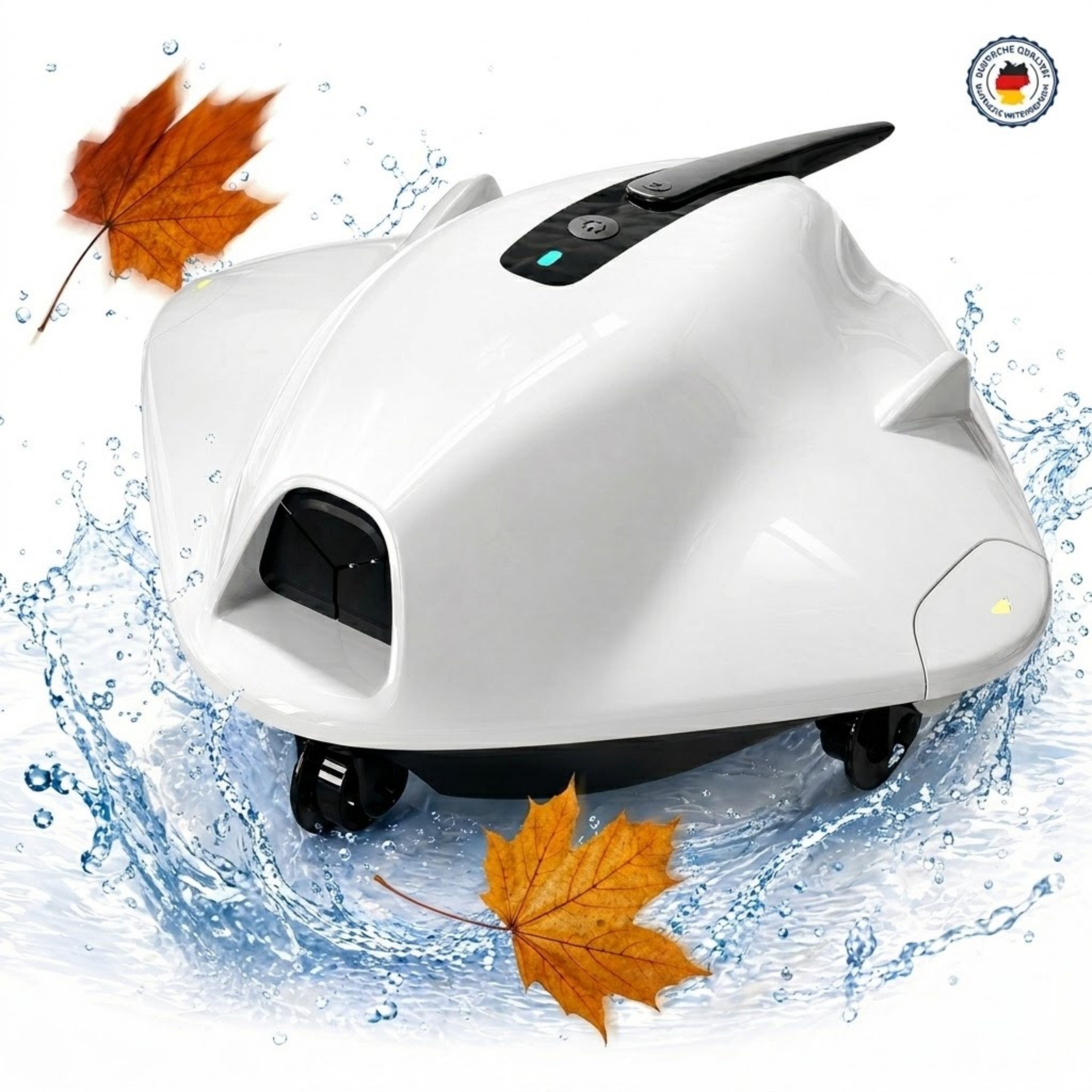 Poolroboter 2026 Kabellos Poolsauger S2 Ultra 5000mAh Akku Selbstparkend bis 200m²