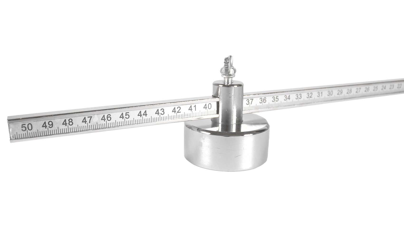 WELDINGER Kreisschneider Kreisführung für Plasmabrenner AG60 Kreisschneider Schneidhilfe, Magnetsockel, verschiebbarer Schiene, Brennerschlitten