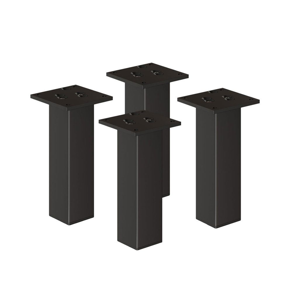 sossai® Мебліfuß Aluminium Ніжки для меблів in Schwarz, (4-St)