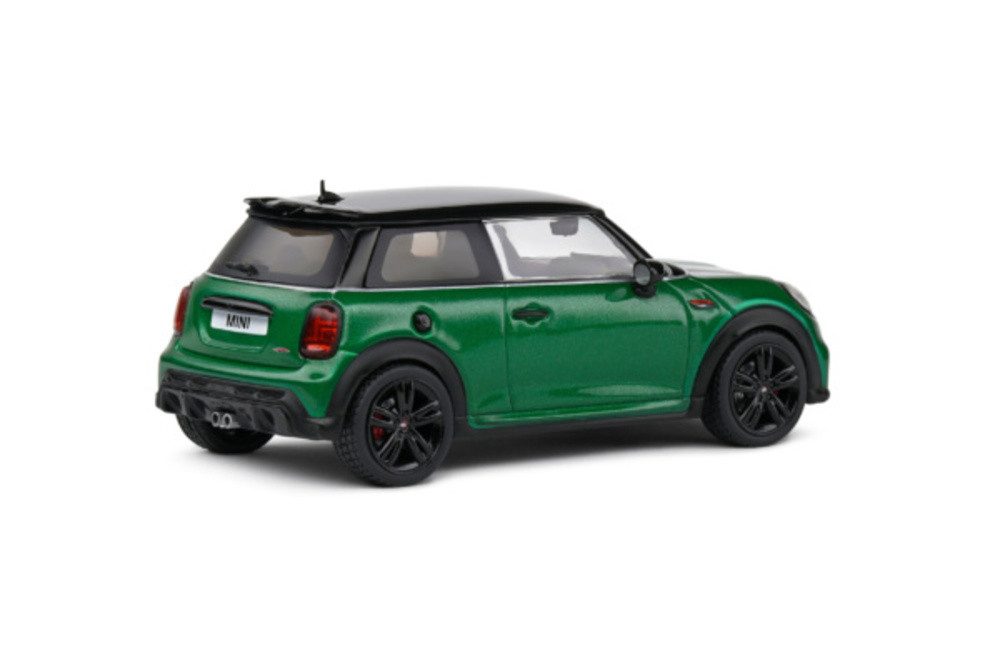 Solido Modellauto Mini John Cooper Works 2023 grün metallic, Maßstab 1:43