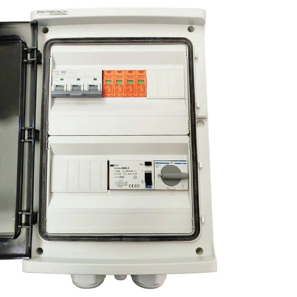 Generatoranschlusskasten Photovoltaik PV-Set 8ST/ bis 600V Überspannungsschutz 