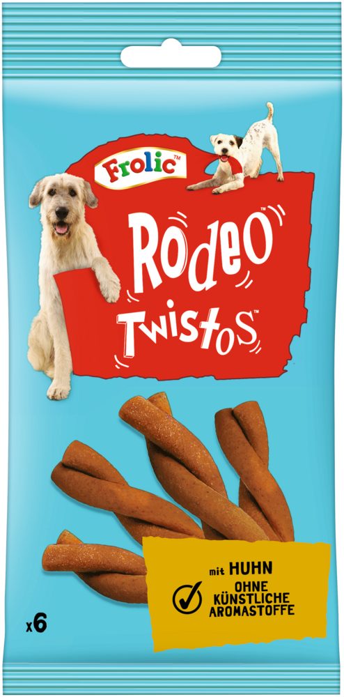 Frolic FROLIC™ RODEO™ TWISTOS™ Beutel Huhn 6 Stück, für: Hunde