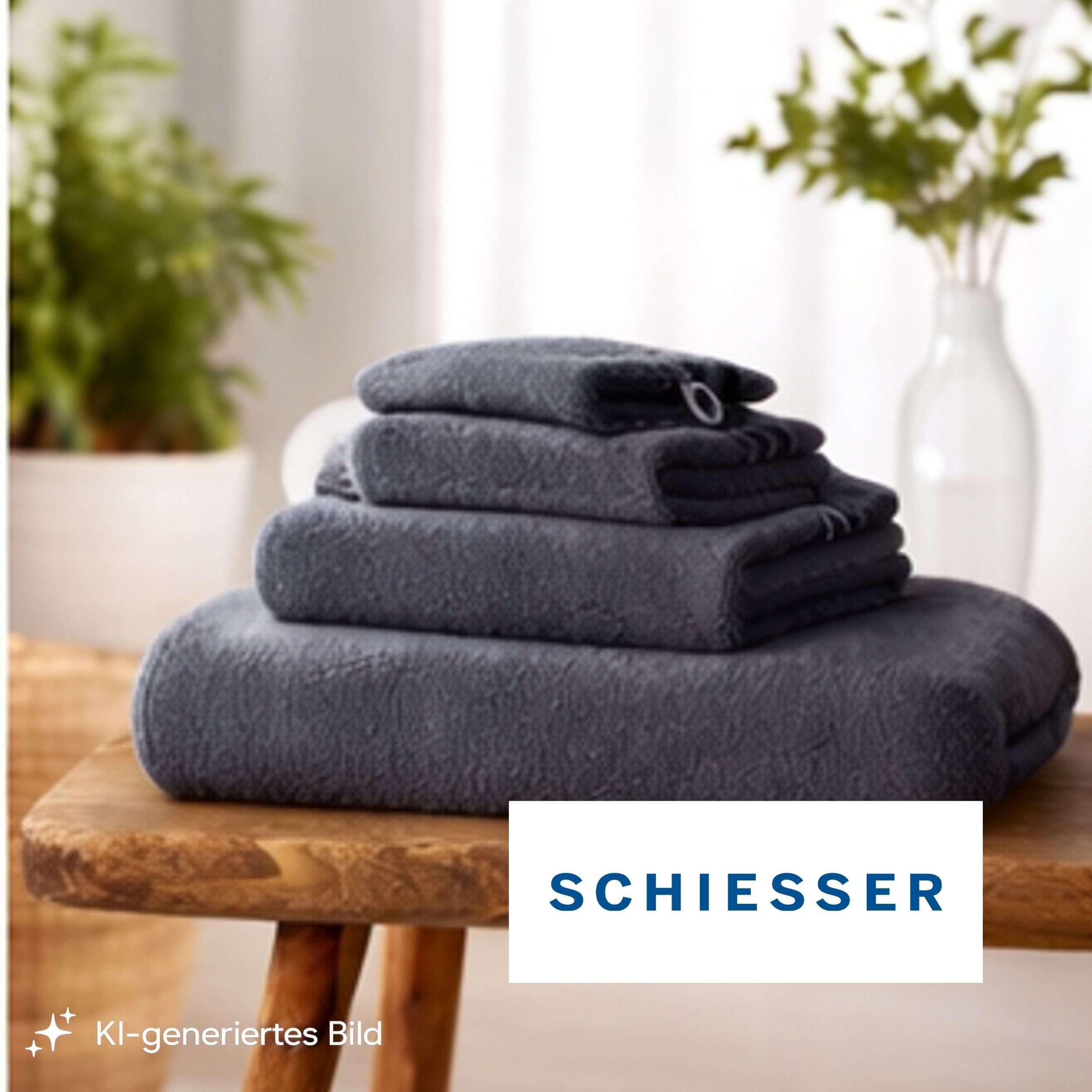 Schiesser Waschhandschuh Skyline Color aus 100 % Baumwolle mit eleganter Streifenbordüre, (5-St), OEKO-TEX® MADE IN GREEN – Bild 3 von 5