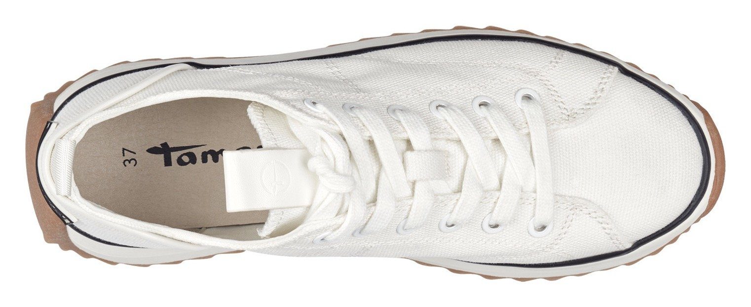 Tamaris Milena Plateausneaker, Freizeitschuh, Halbschuh, Schnürschuh in veganer Verarbeitung. € 69,55