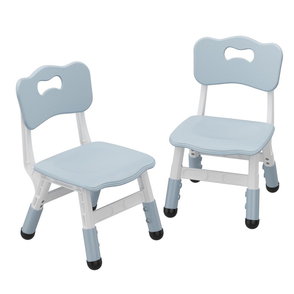 GarveeMore Kindersitzgruppe Kinderstuhl Set von 2, 3 Ebene Höhenverstellbar günstig online kaufen