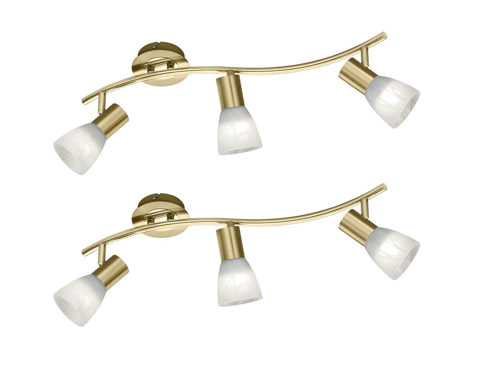 TRIO Leuchten LED Deckenstrahler, LED wechselbar, Warmweiß, Decken-lampe Designklassiker über-n Esstisch & Treppenhaus Breite 55cm