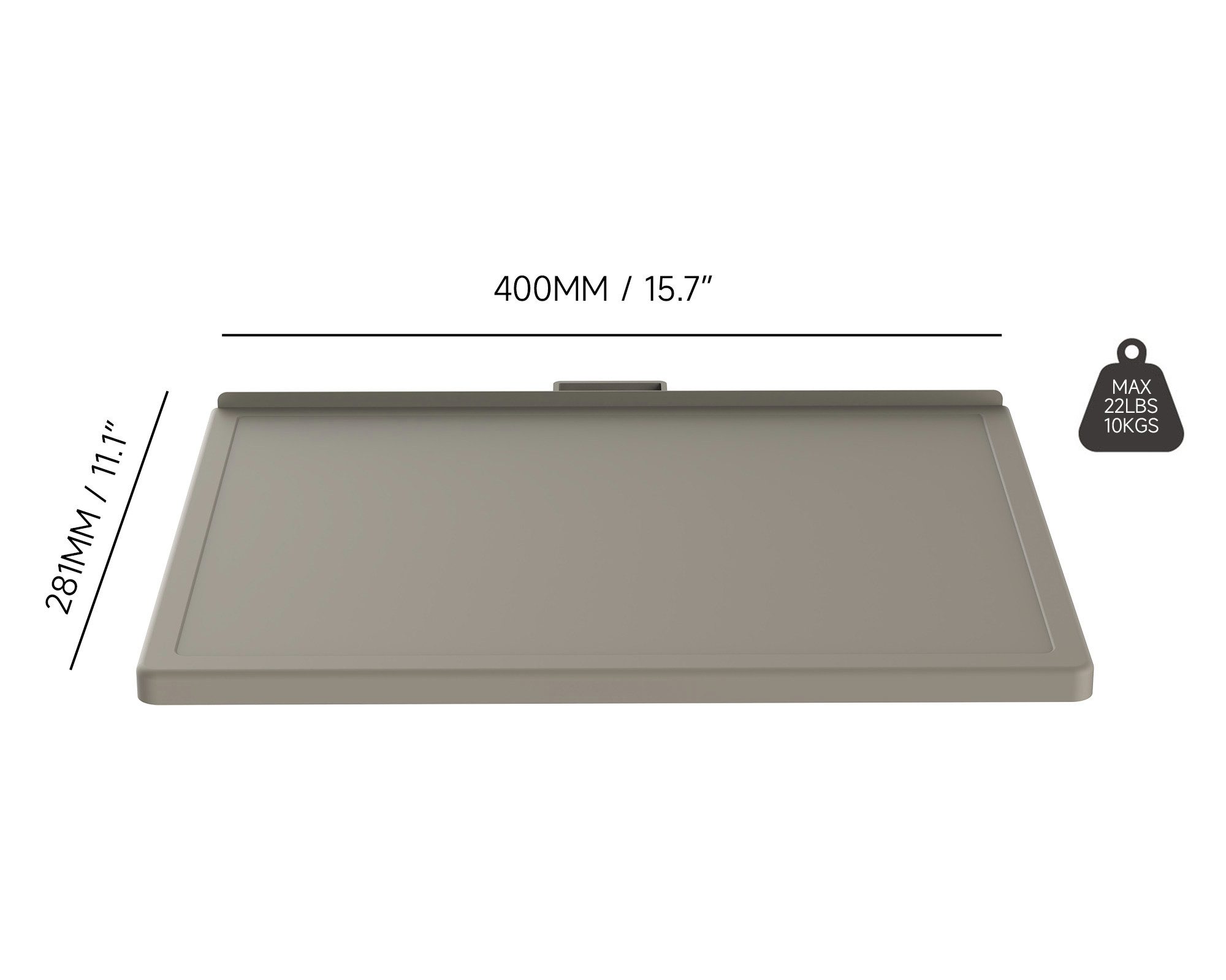 FITUEYES TV-Ständer aus Holz, mit höhenverstellbarer Ablage, ±15° schwenkbar, 32-65 Zoll, (bis 65,00 Zoll, höhenverstellbar, mit Kabelmanagement) – Bild 5 von 5