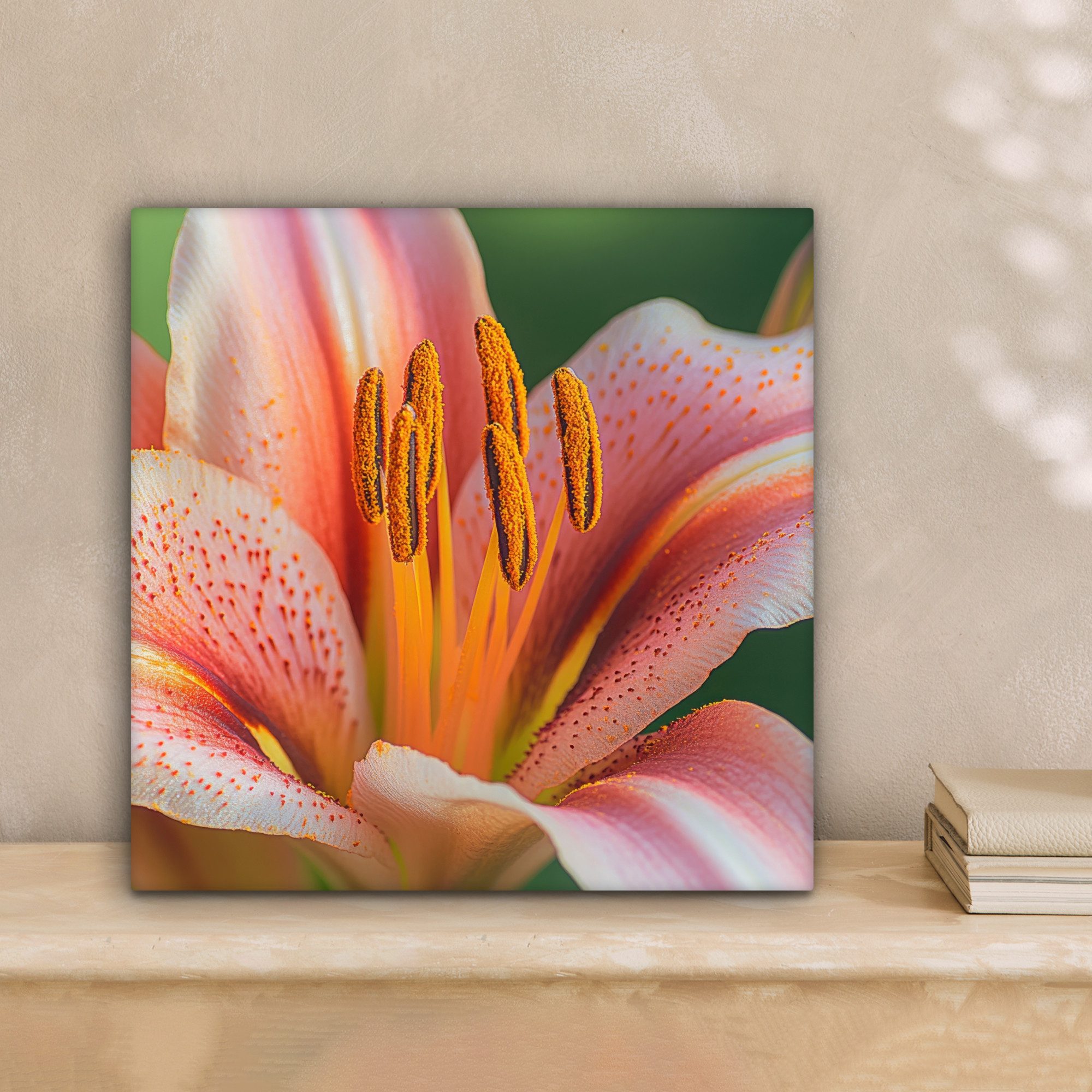 OneMillionCanvasses® Leinwandbild Lilie - Nahaufnahme - günstig online kaufen