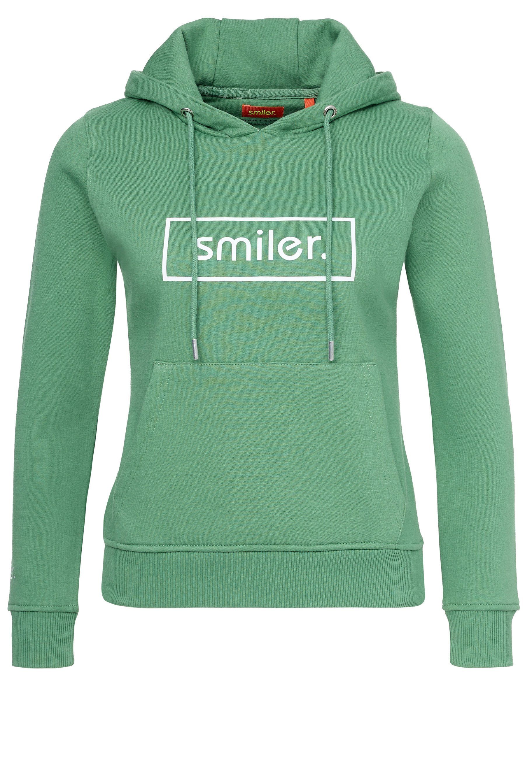 smiler. Kapuzensweatshirt Happy. mit Kapuze