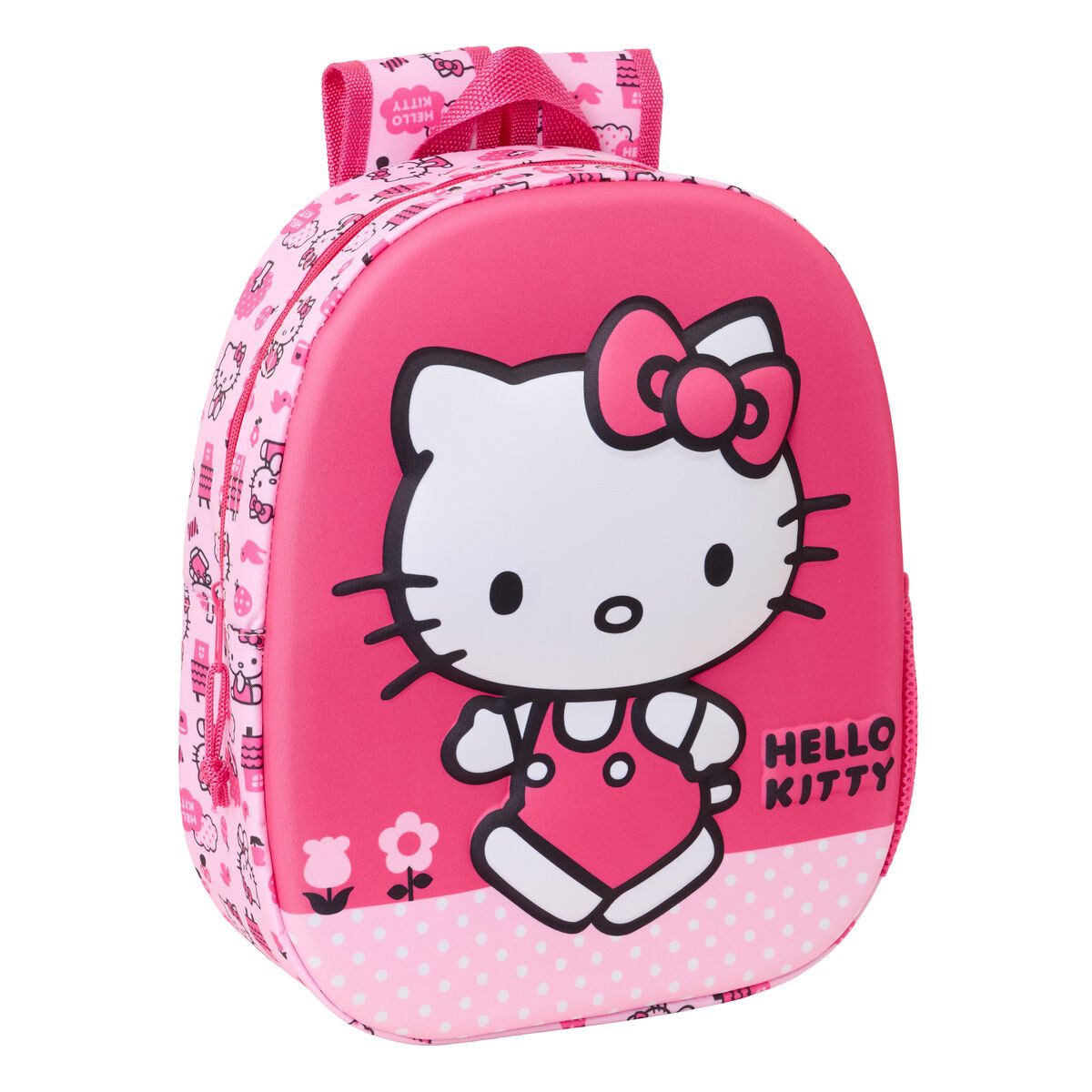 Hello Kitty Kinderrucksack Kinderrucksack Kindergartentasche Rucksack Hello Kitty Rosa 27 x 33 x