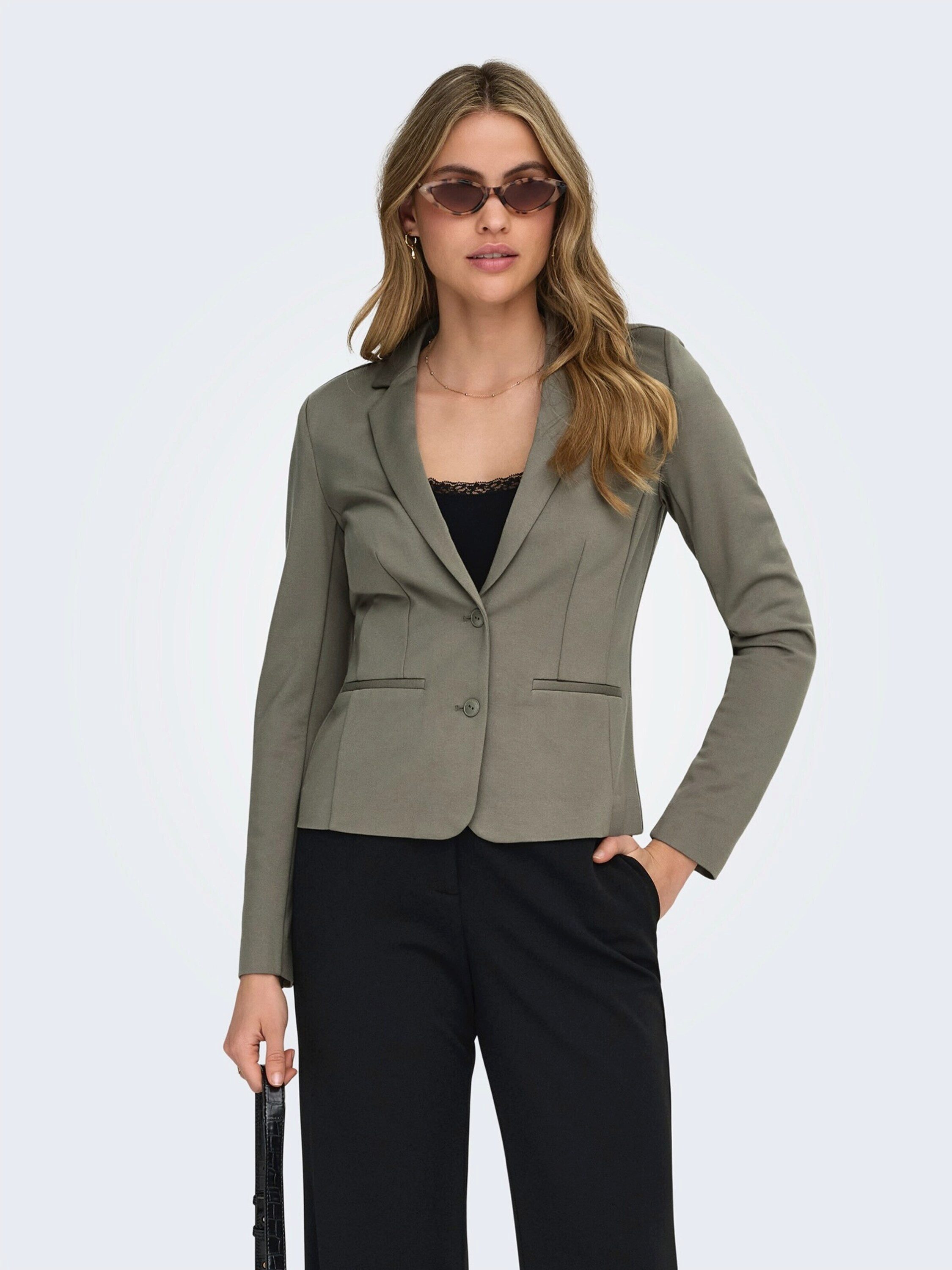 ONLY Kurzblazer ONLPoptrash (1-tlg) Plain/ohne Details