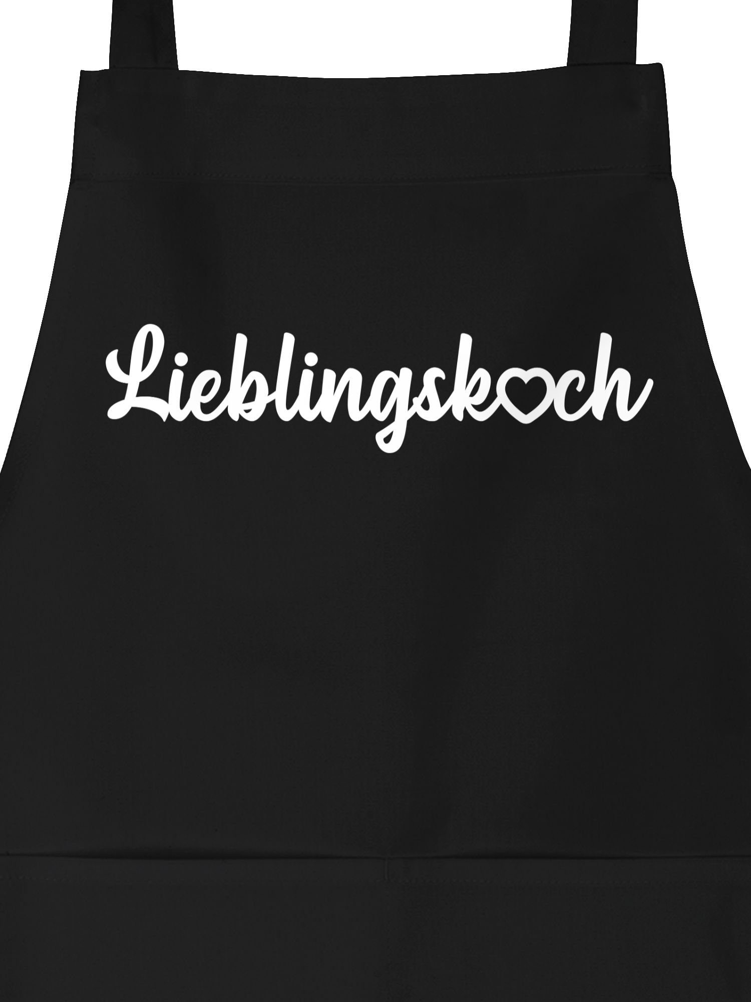 Kochschürze Lieblingskoch mit Herz - weiß - Küche - Kochschürze