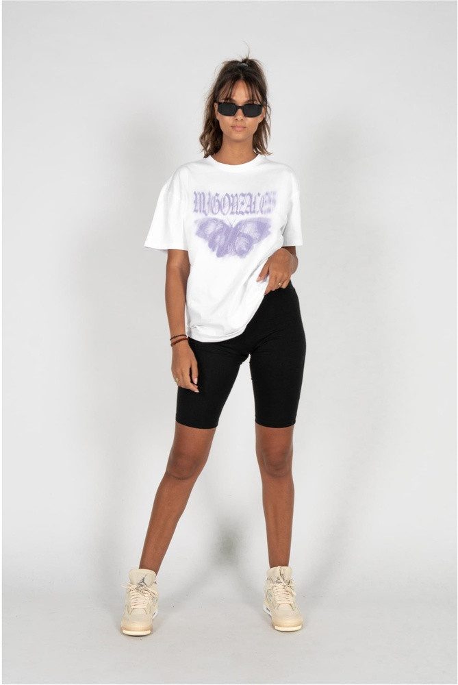 MJ Gonzales T-Shirt MJG Heavy Oversized Tee Ladies Butterfly Illusion