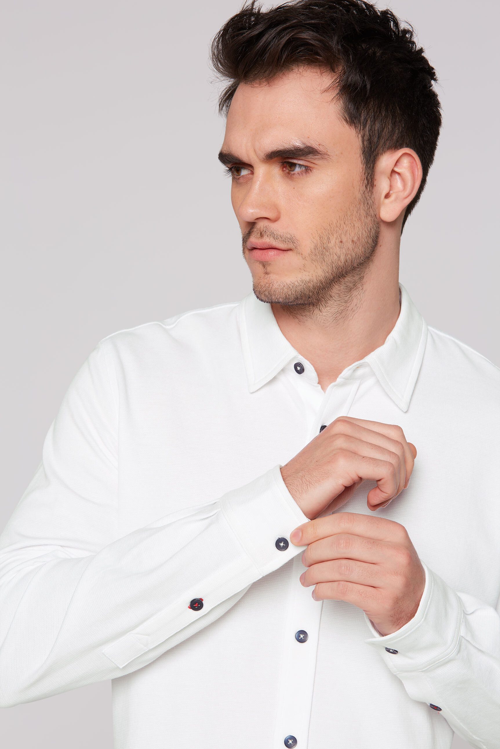 CMPD Langarmhemd aus Baumwolle