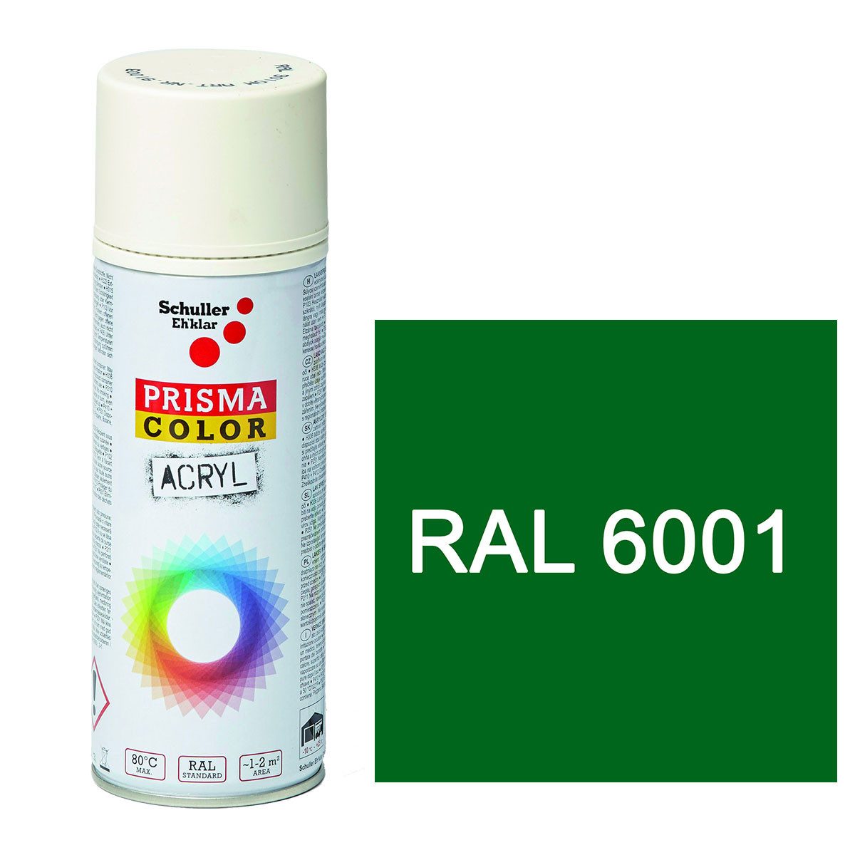 DD Composite Harzfarbe PRISMA COLOR Lackspray 400ml RAL6001, schnelltrocknender Acryllack