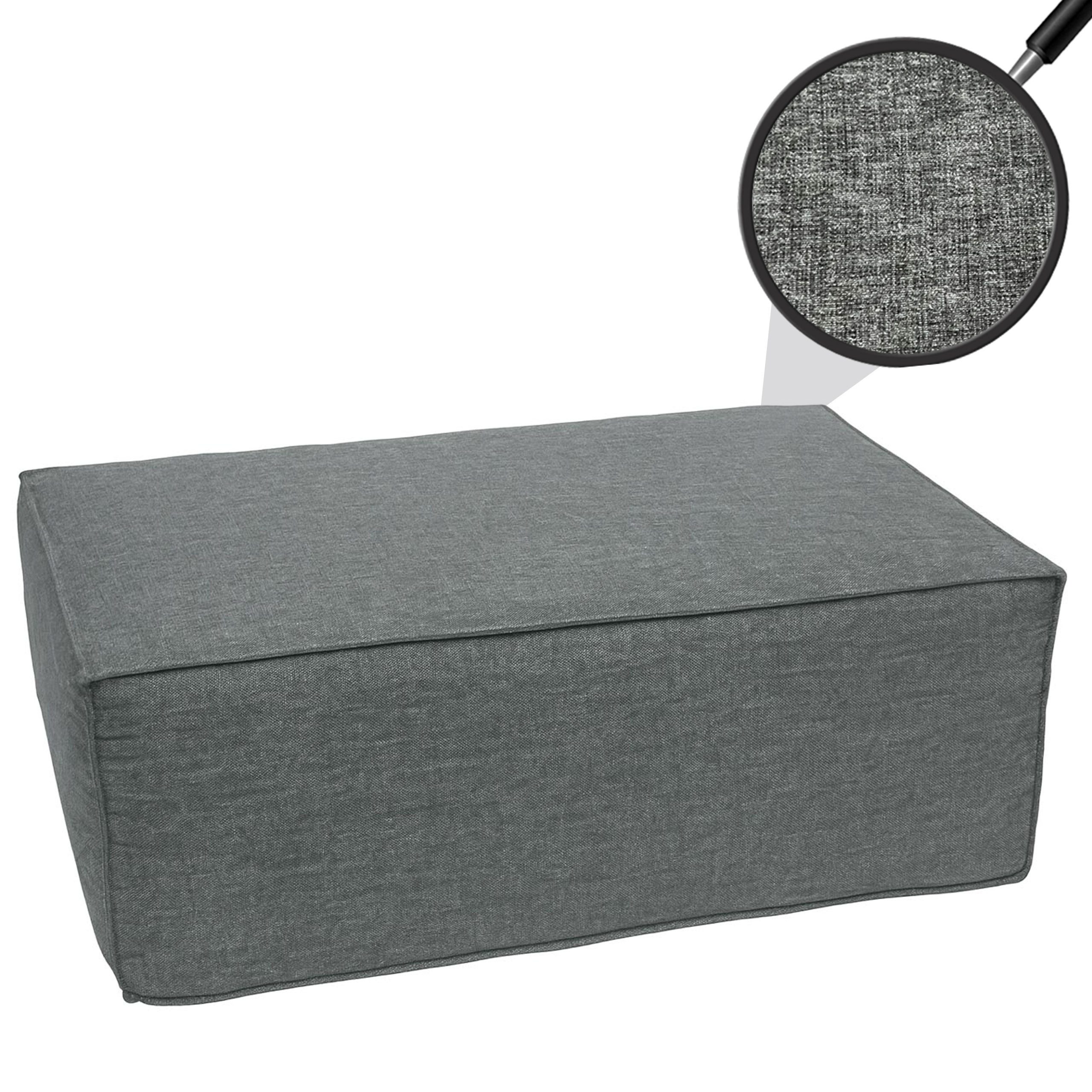 MCW Polsterhocker MCW-O54-O (1 St), Bezug abnehmbar, Mit rutschhemmender Unterseite