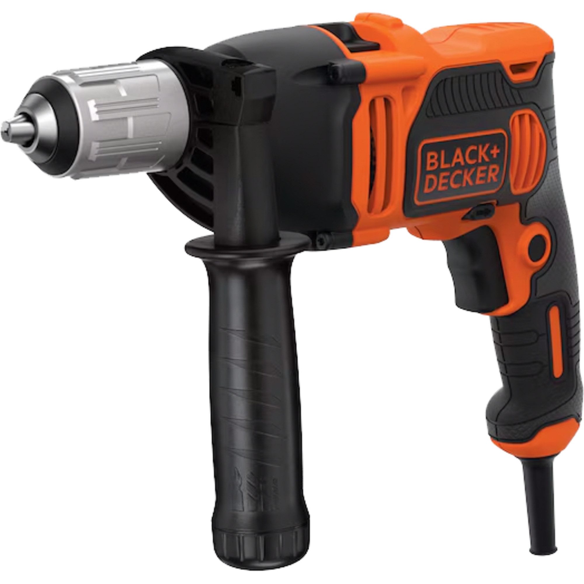 Black + Decker Bohrmaschine BLACK+DECKER Schlagbohrmaschine BEH850K, (Koffer