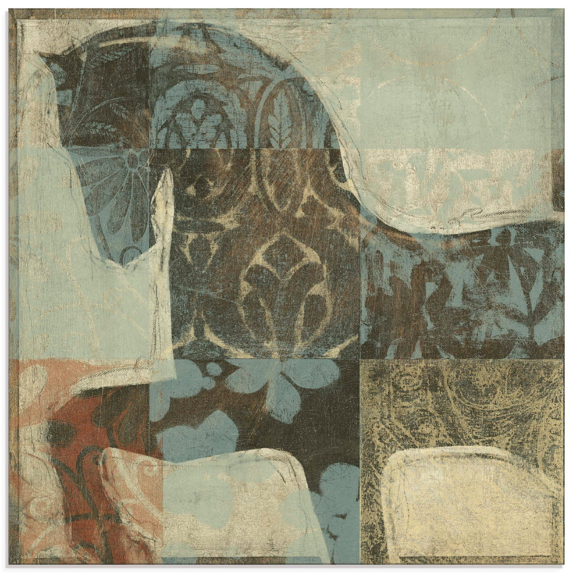 Artland Glasbild Gemustertes Pferd I, Haustiere (1 St), in verschiedenen Größen