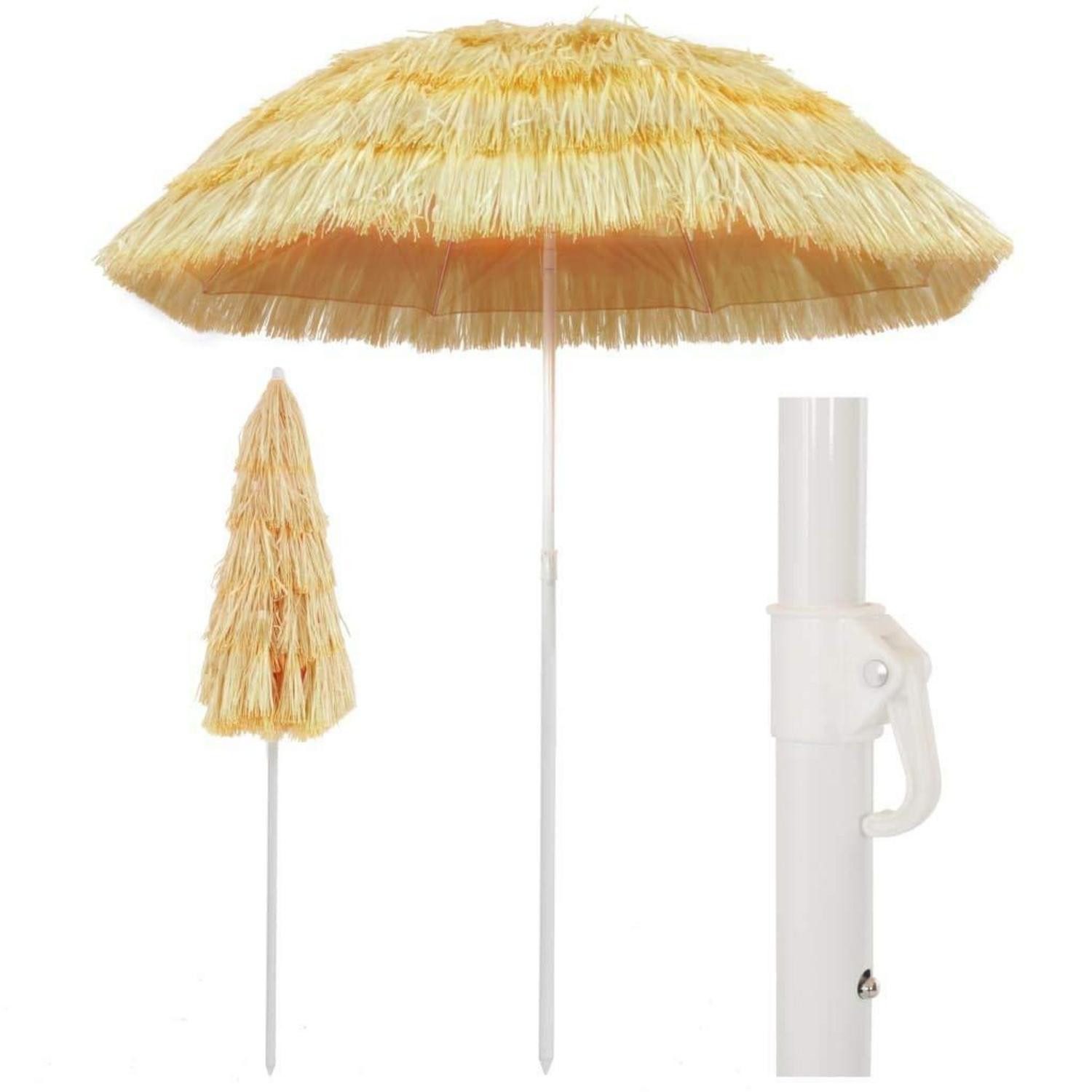 LuxusKollektion Balkonschirm Kippbarer Sonnenschirm Hawaii-Stil