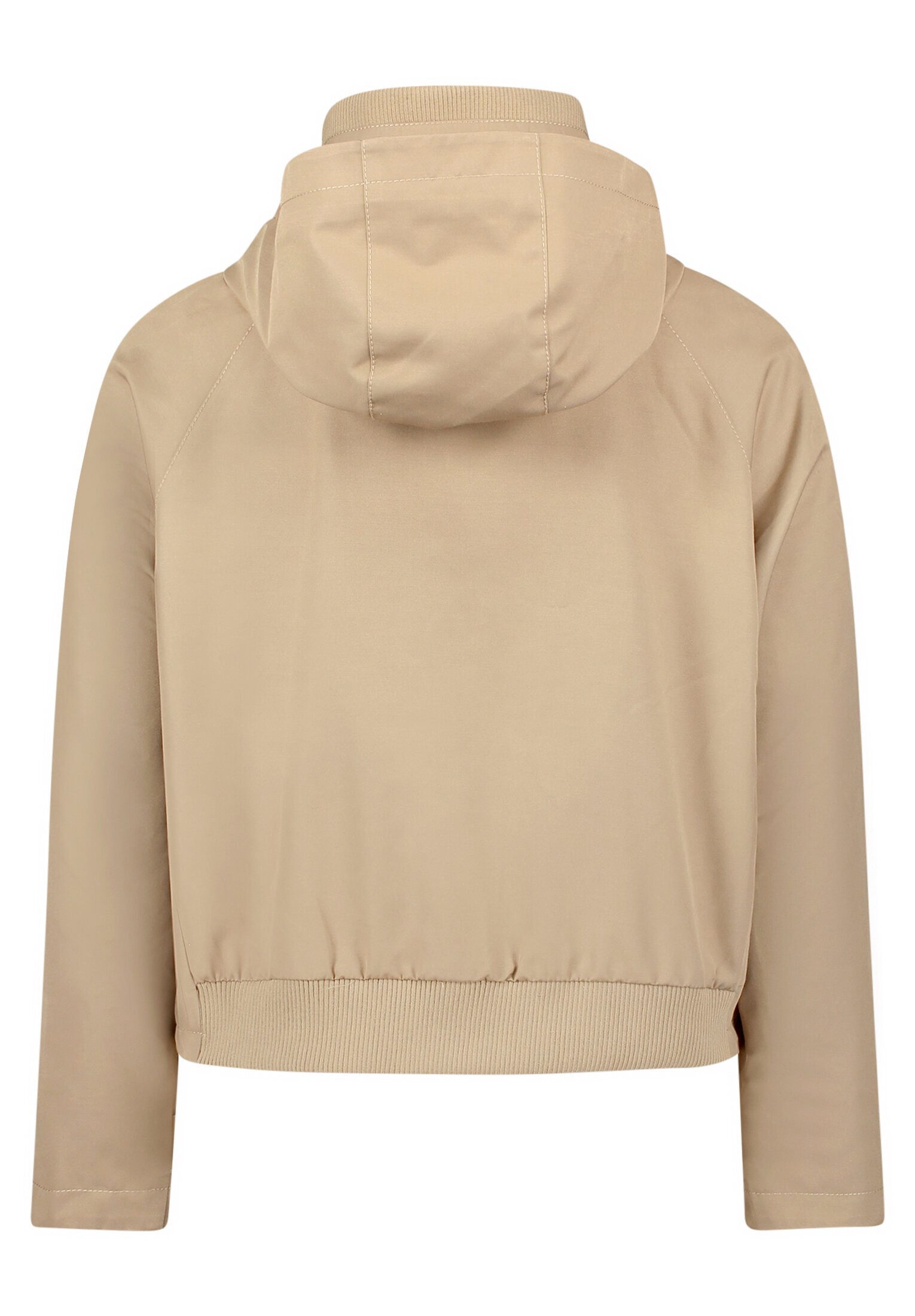 Cartoon Canvasjacke Damen mit aufgesetzten Taschen