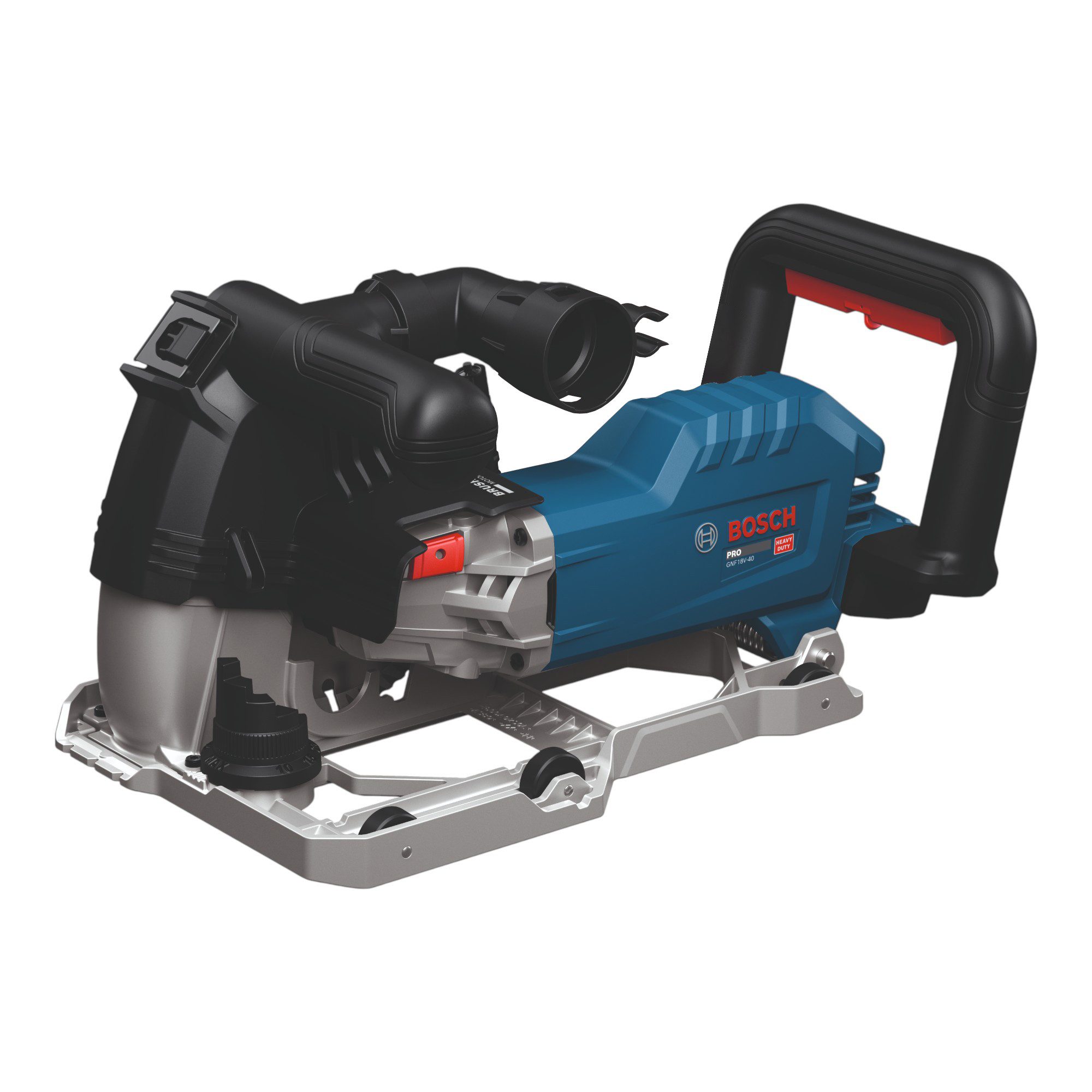 Bosch Professional Nutfräse GNF 18V-40 Akku Mauernutfräse 18 V 40 mm Brushless + 1x Akku 5,0 Ah