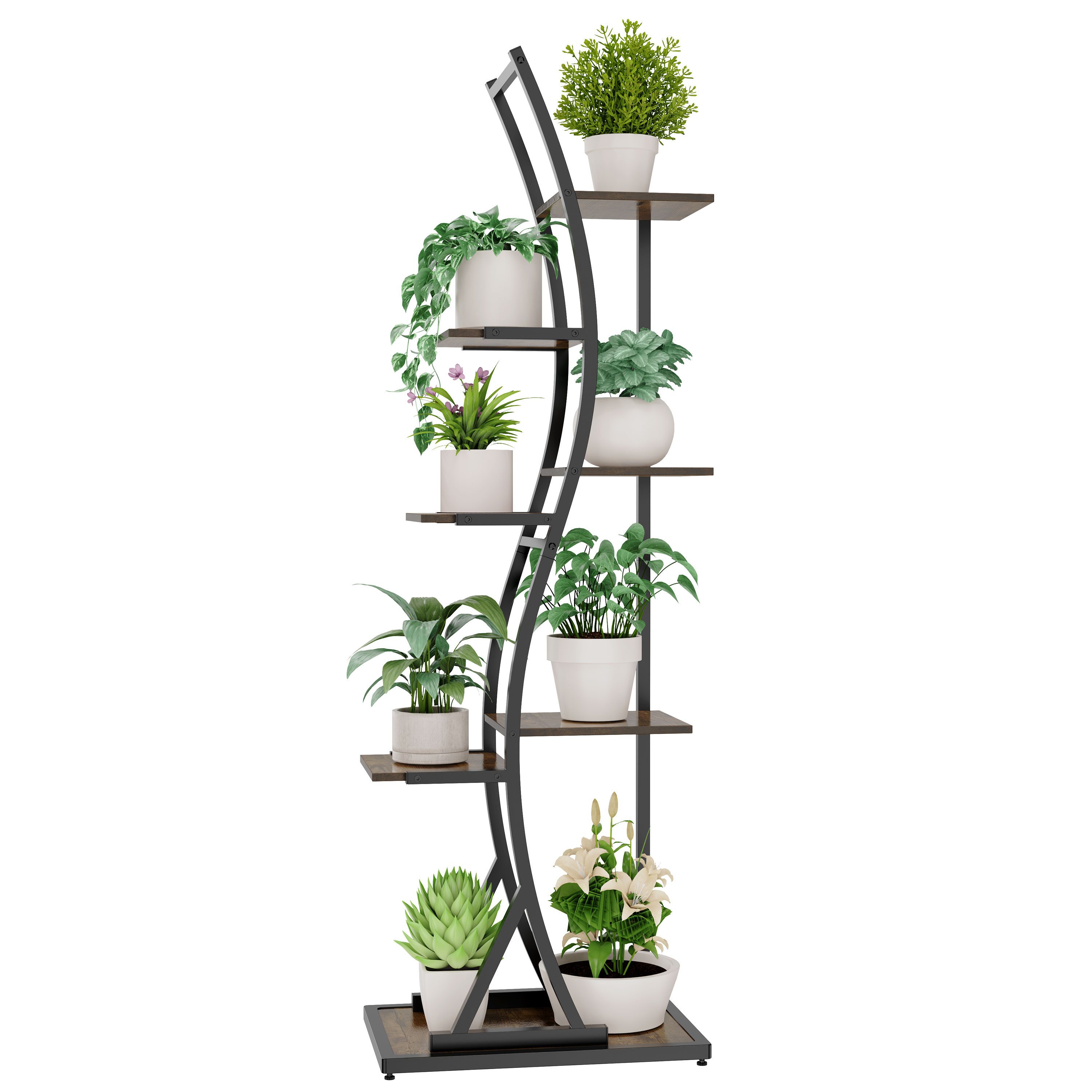 Ribelli Pflanzentreppe (1 St), Blumenständer, Wellen Pflanzenregal Blumenst günstig online kaufen