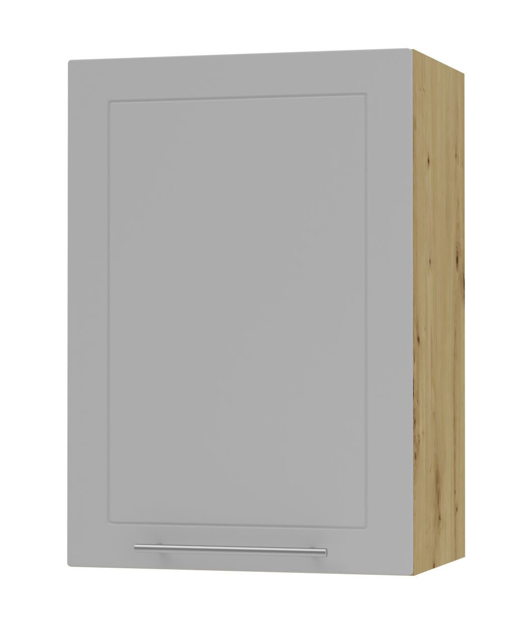 RAL 7040 fenstergrau matt | Korpus: Eiche Artisan