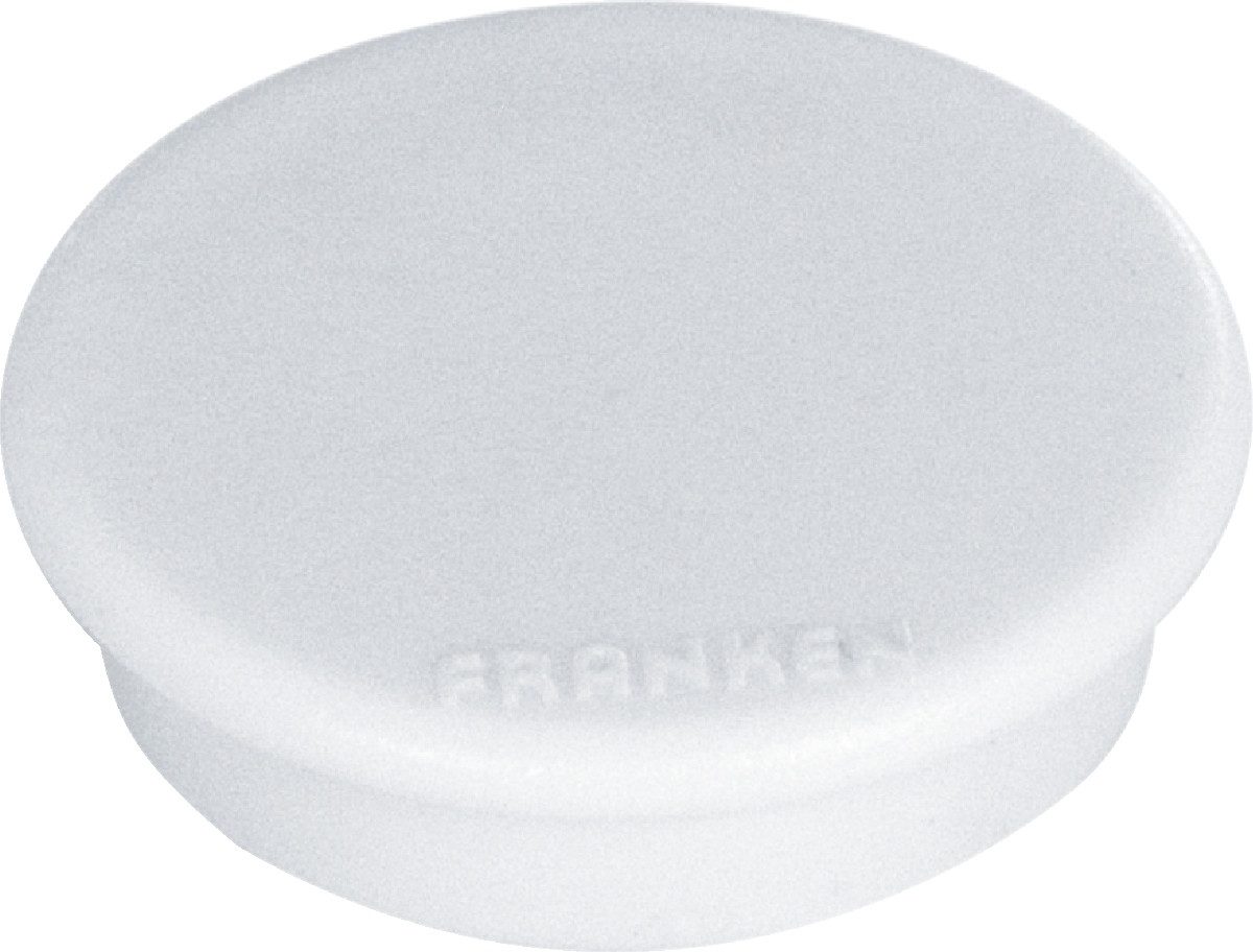 FRANKEN Magnet Haftmagnet 32mm weiß VE=10 Stück