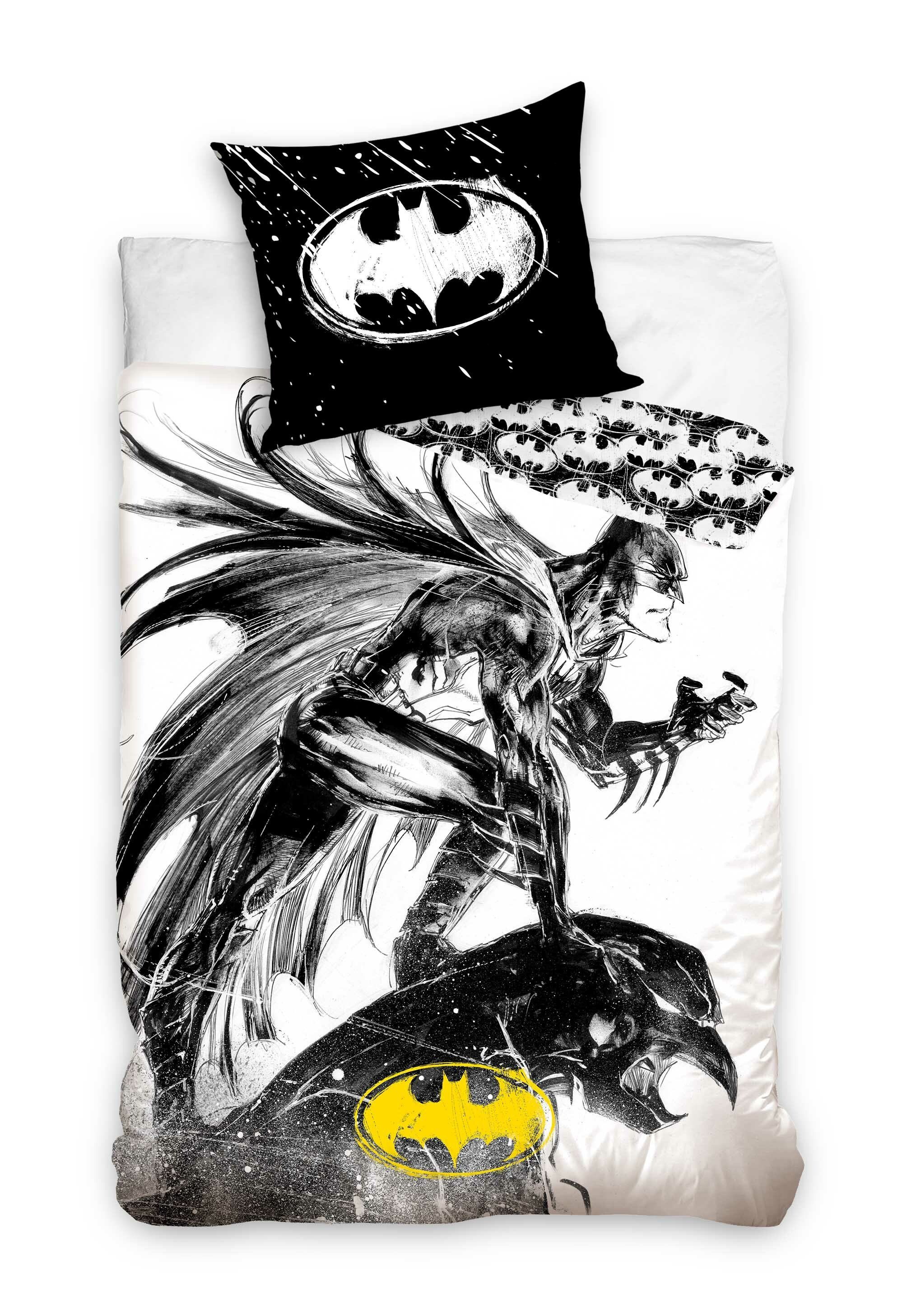 Jugendbettwäsche Batman Bettwäsche 140 x 200 cm, DC Comics