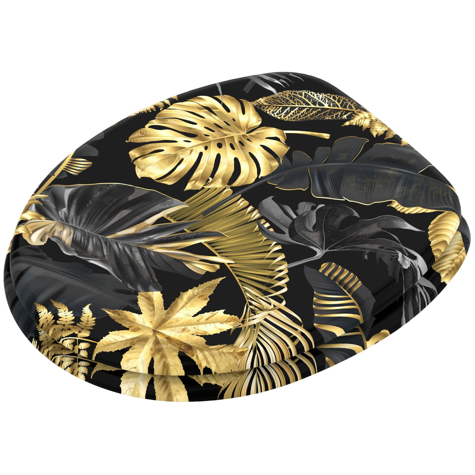 Sanilo WC-Sitz Golden Leaves, universell, leichte Montage, hochwertig & mod günstig online kaufen