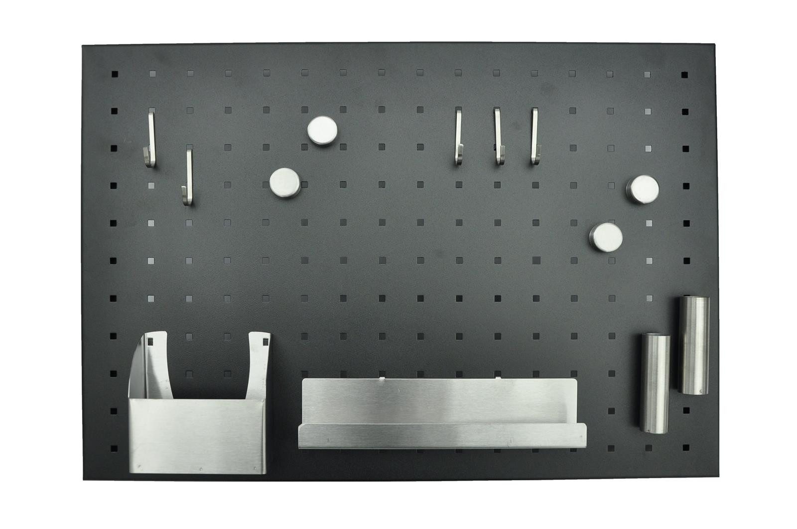 dazikemo Magnettafel Magnettafel Memo-Board Stahl matt schwarz