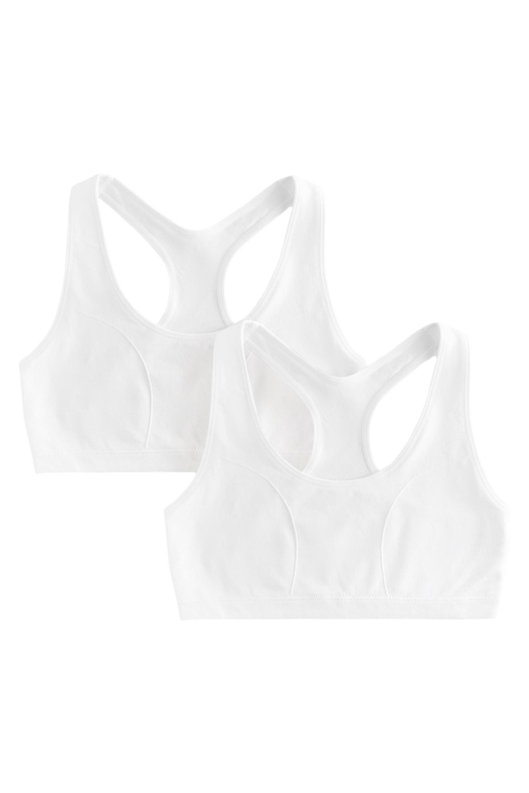 Crop-Top Nahtlose Kurztops mit Ringerrücken im 2er-Pack