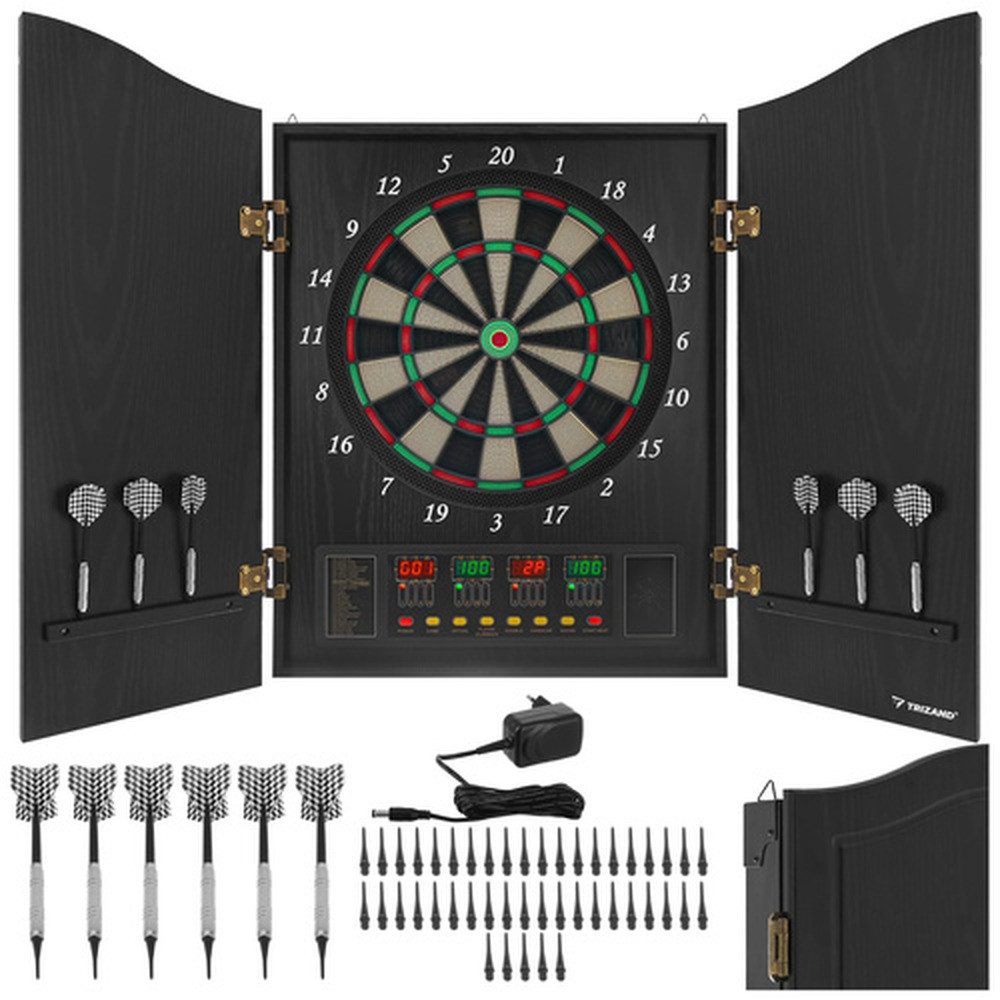Trizand Dartscheibe Elektronische LED-Dartscheibe, (Spar-Set, 1–16 Spieler), Riesige Auswahl an Spielmodi sorgt für dauerhaften Spielspaß