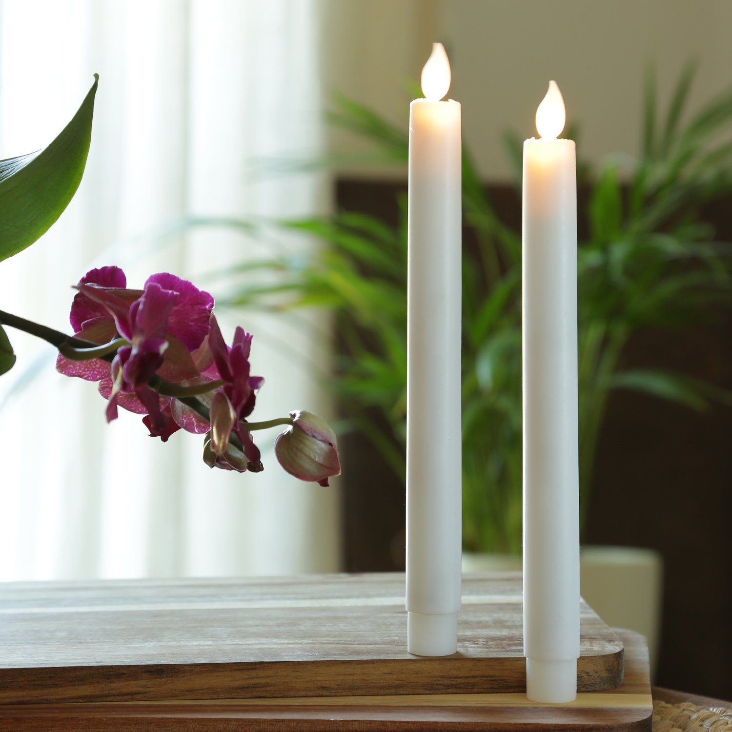 MARELIDA LED-Kerze LED Stabkerzen Tafelkerzen bewegliche günstig online kaufen