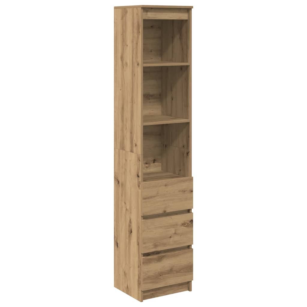 vidaXL Highboard Highboard Artisan-Eiche 37,5x35x180 cm günstig online kaufen
