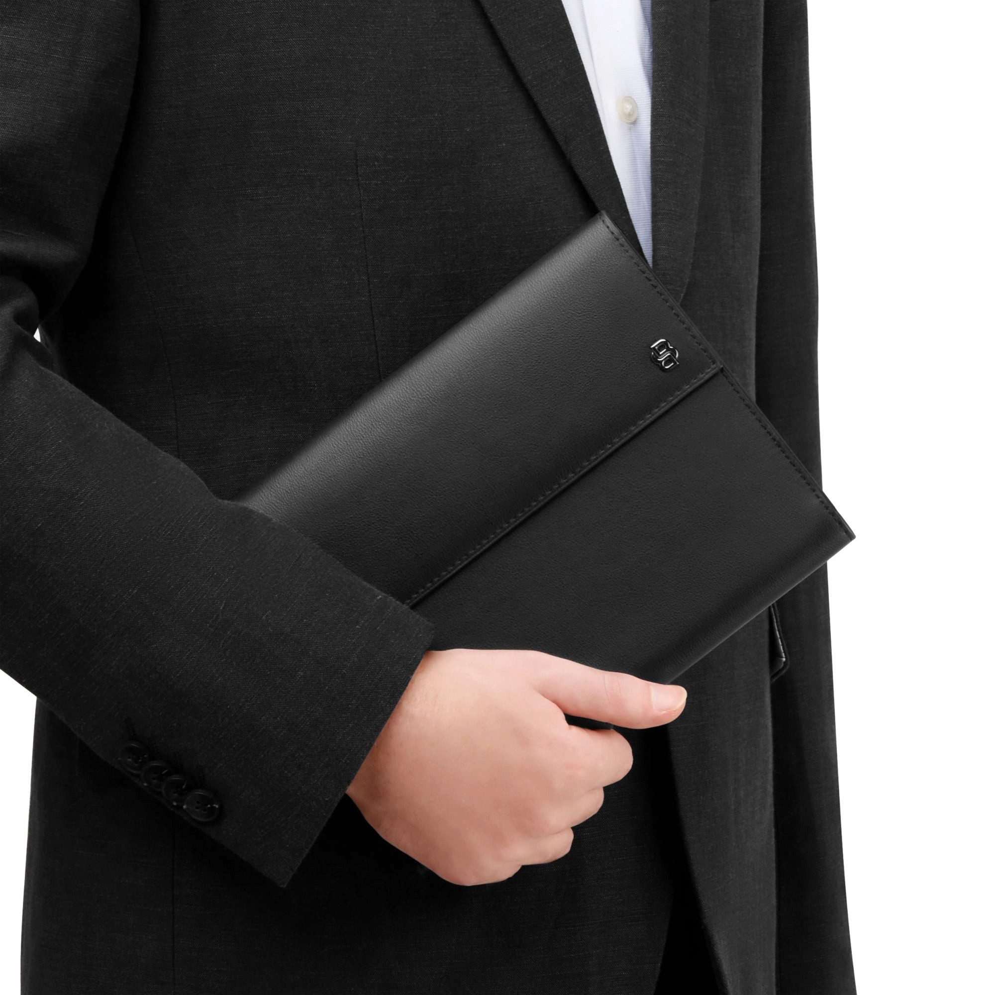 BOSS Schreibmappe Double B - A5 Schreibmappe 23 cm (schwarz)